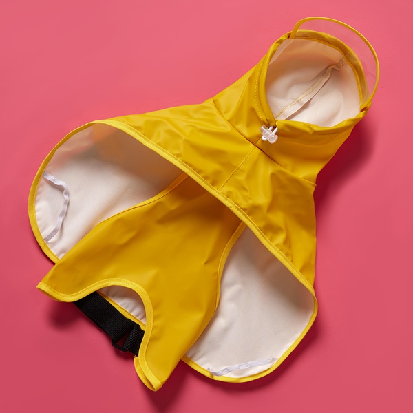Lightweight Adjustable Dog Raincoats with Hood